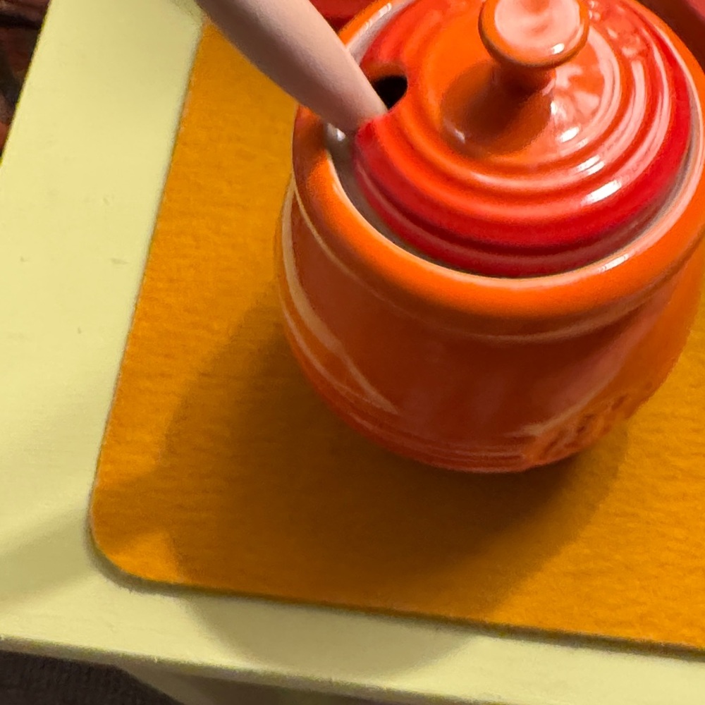 Le Creuset Vibrant Orange Stoneware Canister